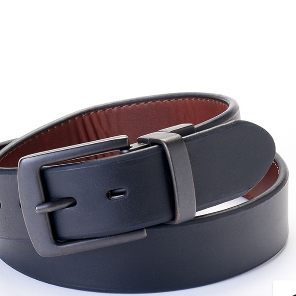 NWT Boys Levis Black/Brown Reversible Belt - Picture 1 of 10